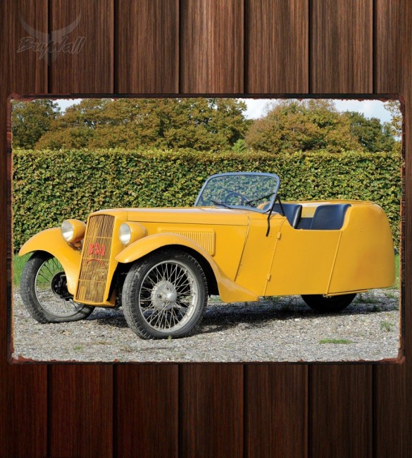 Металлическая табличка BSA Model 9 Three-Wheel Runabout Металлическая табличка BSA Model 9 Three-Wheel Runabout
